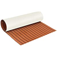 P Prettyia Cubierta de Hoja de Teca Sintética de Espuma EVA de Barco 240x60x0-6cm